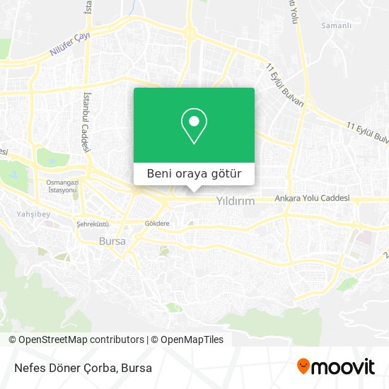 Nefes Döner Çorba harita