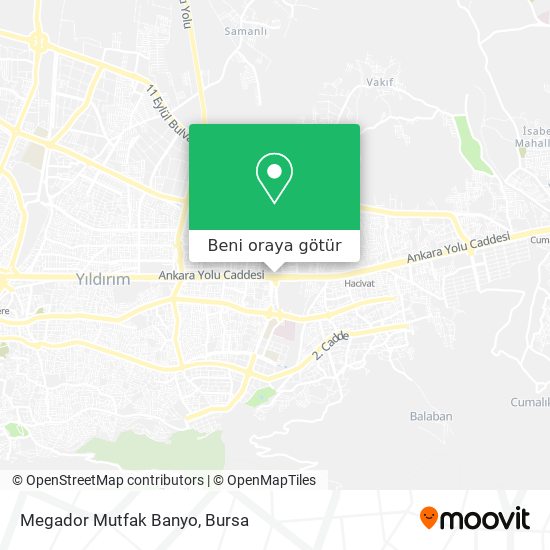 Megador Mutfak Banyo harita