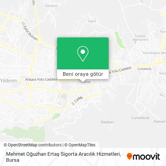 Mehmet Oğuzhan Ertaş Sigorta Aracılık Hizmetleri harita