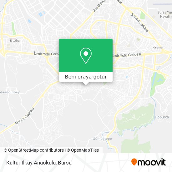 Kültür Ilkay Anaokulu harita