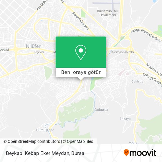 Beykapı Kebap Eker Meydan harita