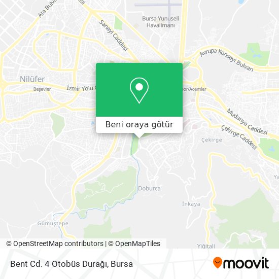 Bent Cd. 4 Otobüs Durağı harita