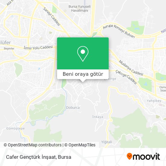 Cafer Gençtürk İnşaat harita