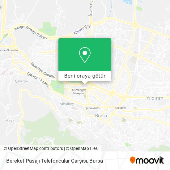 Bereket Pasajı Telefoncular Çarşısı harita