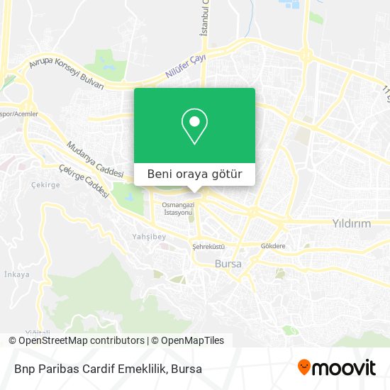Bnp Paribas Cardif Emeklilik harita