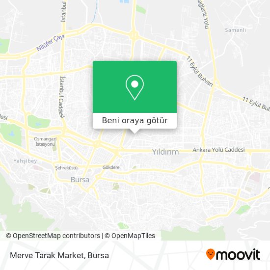 Merve Tarak Market harita