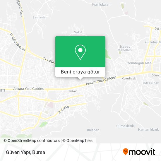 Güven Yapı harita