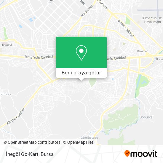 İnegöl Go-Kart harita
