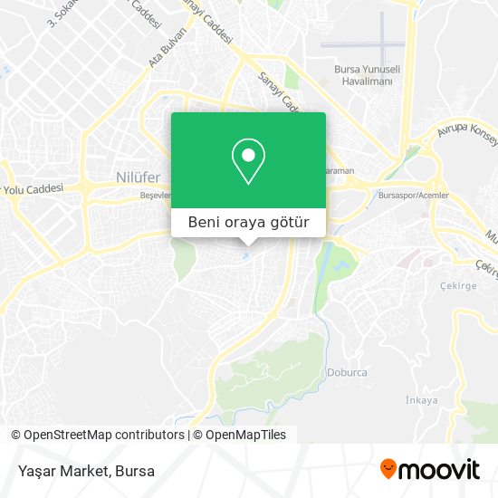 Yaşar Market harita