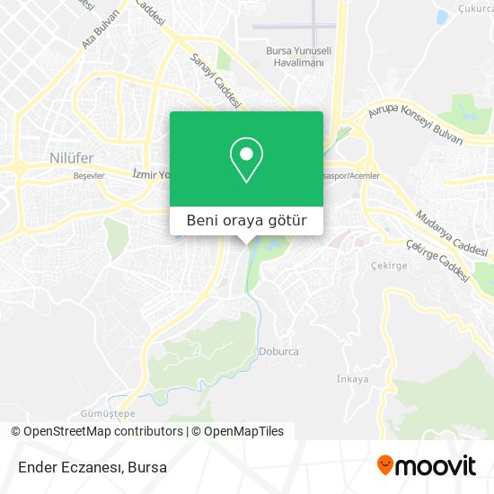 Ender Eczanesı harita