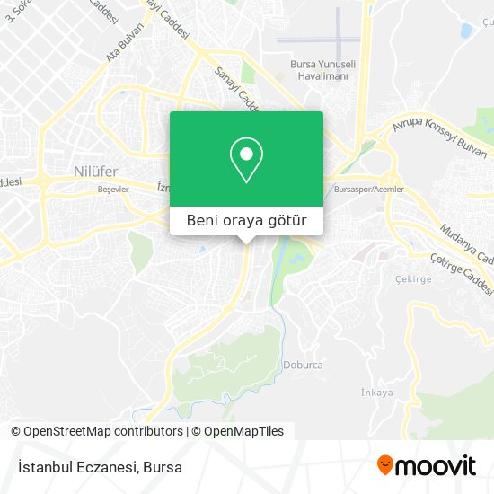 İstanbul Eczanesi harita