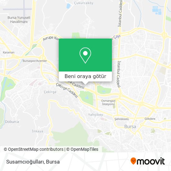 Susamcıoğulları harita