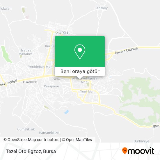 Tezel Oto Egzoz harita
