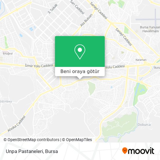 Unpa Pastaneleri harita
