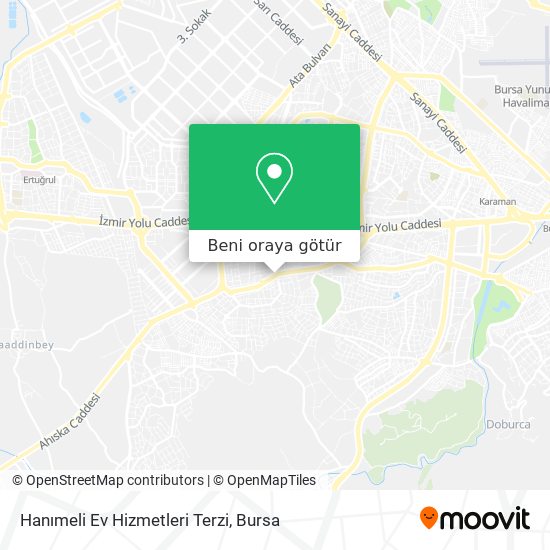 Hanımeli Ev Hizmetleri Terzi harita