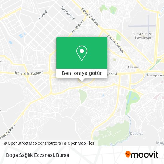 Doğa Sağlık Eczanesi harita