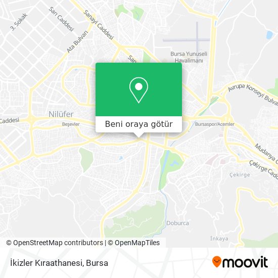 İkizler Kıraathanesi harita