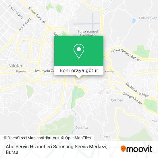 Abc Servis Hizmetleri Samsung Servis Merkezi harita