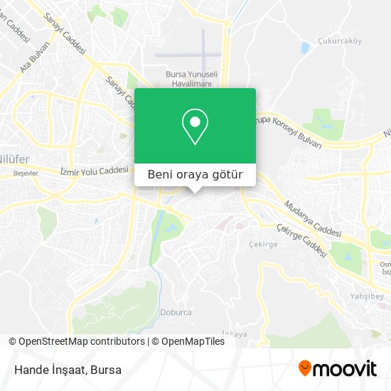 Hande İnşaat harita
