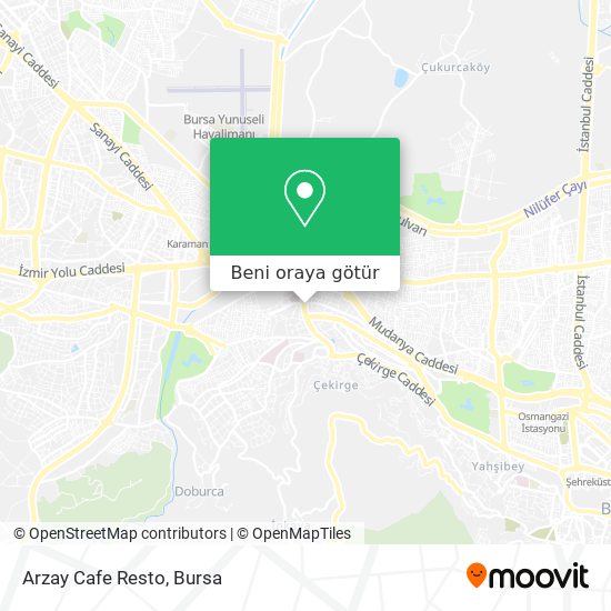 Arzay Cafe Resto harita