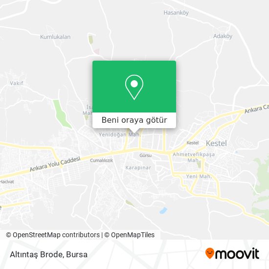 Altıntaş Brode harita