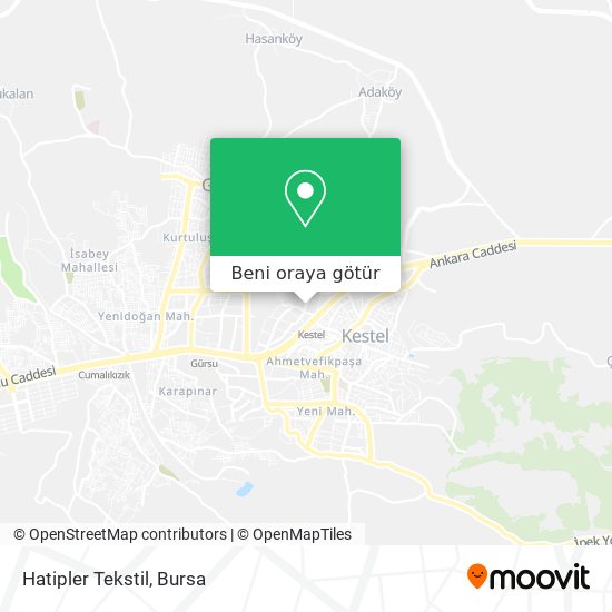 Hatipler Tekstil harita