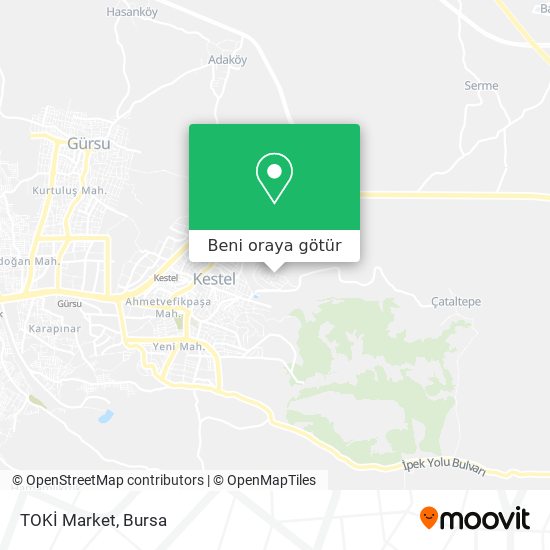TOKİ Market harita