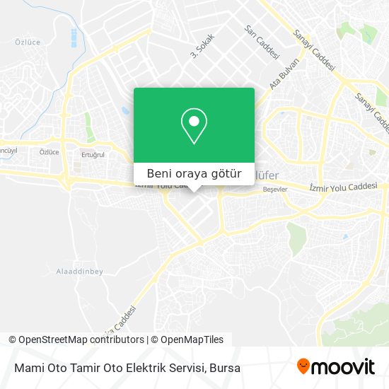 Mami Oto Tamir Oto Elektrik Servisi harita