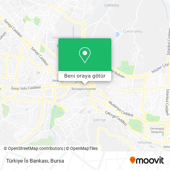 Türkiye İs Bankası harita