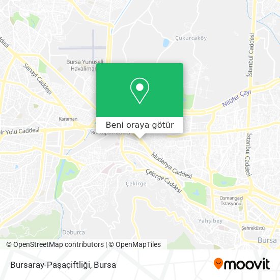 Bursaray-Paşaçiftliği harita