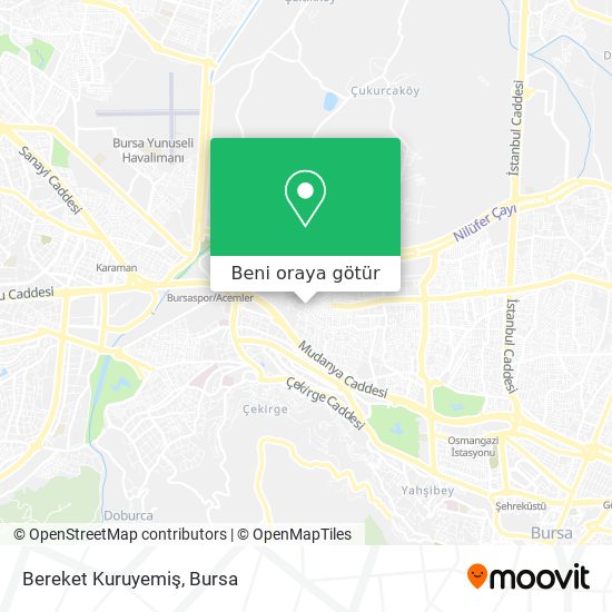 Bereket Kuruyemiş harita