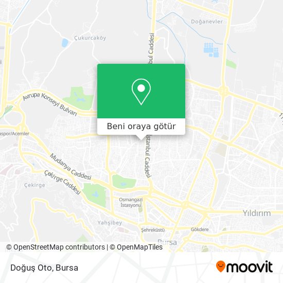 Doğuş Oto harita