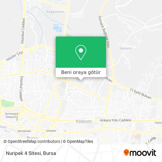 Nuripek 4 Sitesi harita