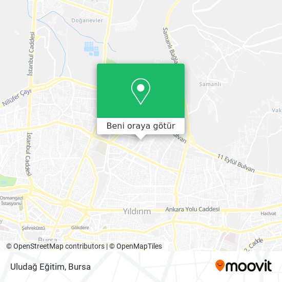 Uludağ Eğitim harita