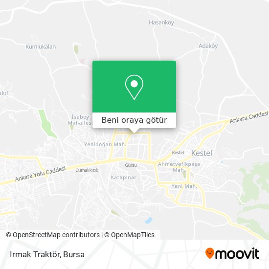 Irmak Traktör harita