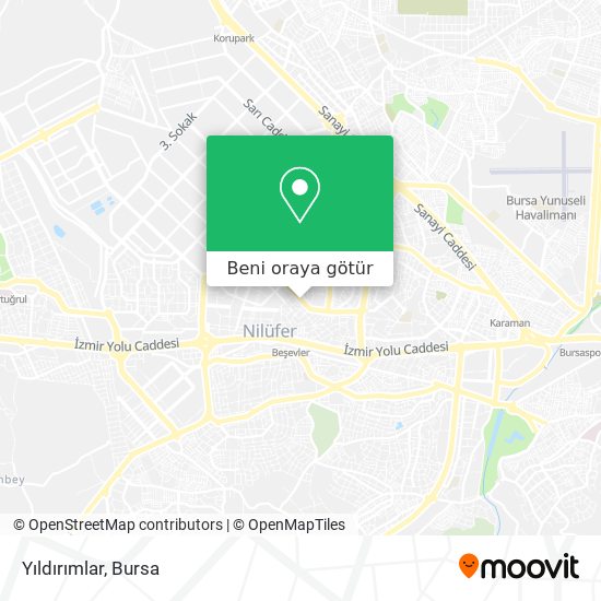 Yıldırımlar harita