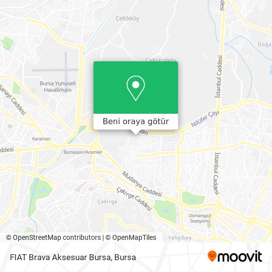 FIAT Brava Aksesuar Bursa harita