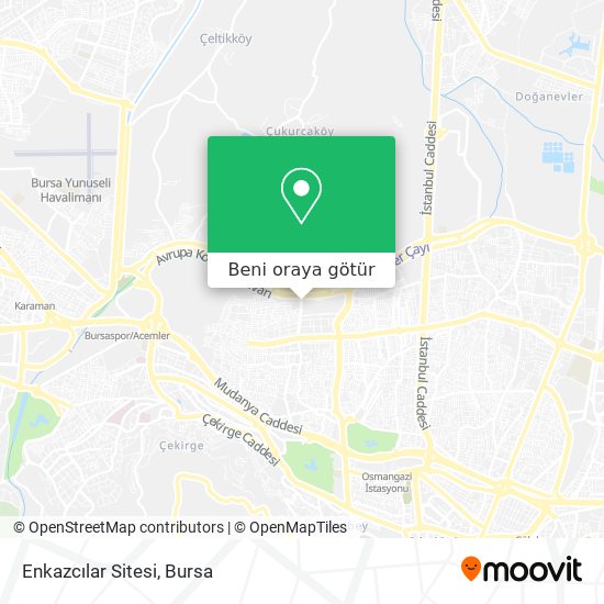 Enkazcılar Sitesi harita