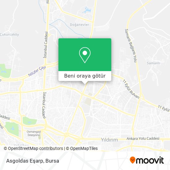 Asgoldas Eşarp harita