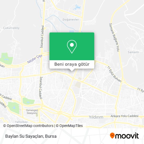 Baylan Su Sayaçları harita