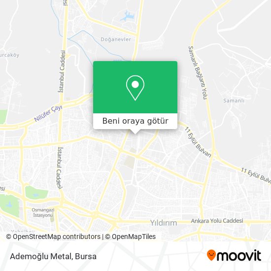 Ademoğlu Metal harita