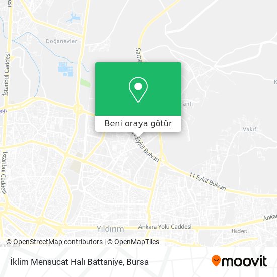 İklim Mensucat Halı Battaniye harita