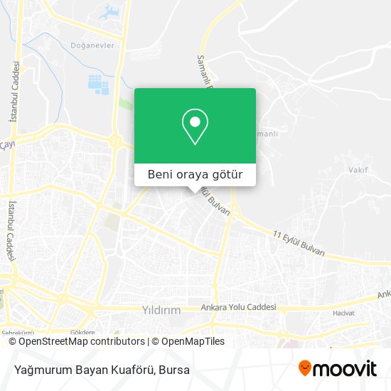 Yağmurum Bayan Kuaförü harita