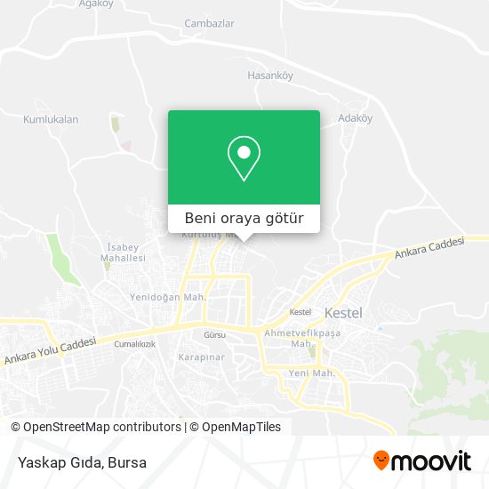Yaskap Gıda harita