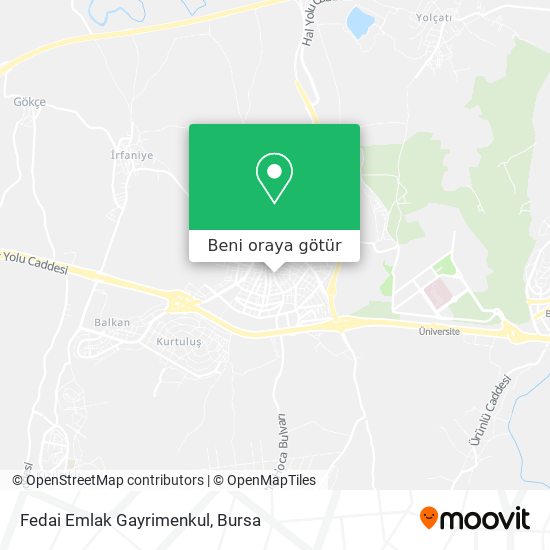 Fedai Emlak Gayrimenkul harita