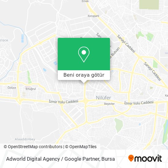 Adworld Digital Agency / Google Partner harita