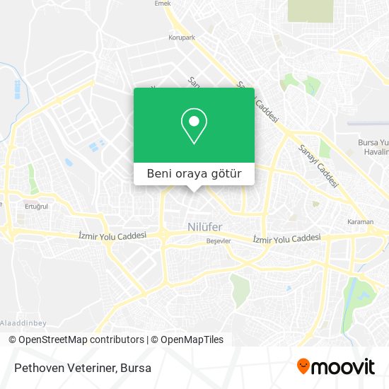 Pethoven Veteriner harita