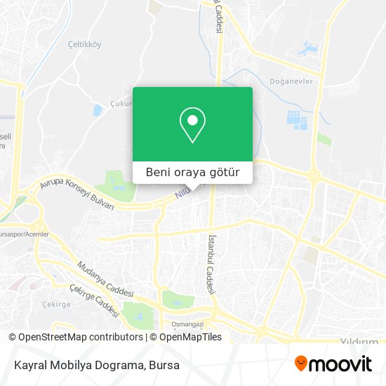 Kayral Mobilya Dograma harita