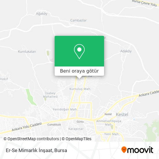 Er-Se Mimarlık İnşaat harita