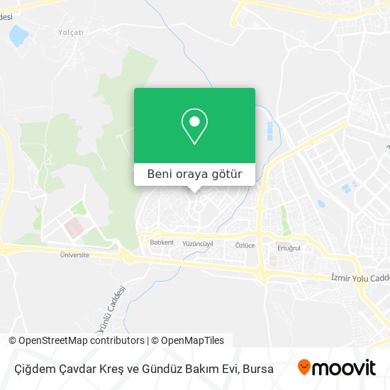 Çiğdem Çavdar Kreş ve Gündüz Bakım Evi harita